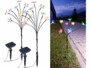 2 bouquets solaires à 8 fleurs multicolores Lunartec