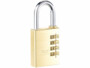 Cadenas solide à code en laiton 4 chiffres à double verrouillage par AGT
