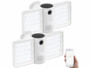 Caméra de surveillance connectée et projecteur LED orientable en 2 parties : 50 LEDS / 25 W / 2100 lm