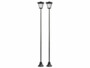 Lampadaire de jardin solaire LED 200 cm de la marque Lunartec