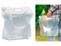3 bidons à eau pliables 10 L avec poignée de transport, sans bisphénol A Semptec