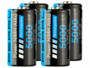 4 accus NiMH type C - 5000 mAh