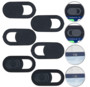 6 caches pour webcam d'ordinateur portable autoadhésifs - Plastique Pearl