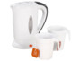 Bouilloire de voyage & 2 tasses, 110/230 V, 650 W, 500 ml Pearl
