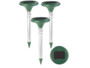 Pack de 3 chasse-taupes solaires 400 Hz 2 en 1 avec balise lumineuse de la marque Royal Gardineer