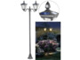 Double luminaire de jardin solaire en forme de lampadaire de la marque Royal Gardineer