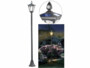 Lampadaire de jardin solaire à LED, capteur PIR et crépusculaire, 300 lm, 160 cm Royal Gardineer