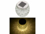 Photophore LED solaire étanche en verre pour une lumière chaude agréable avec de jolis motifs