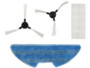 kit de 2 brosses rotatives filtre poussiere hepa et serpillere microfibre pour sichler pcr6000 aspirateur robot automatique