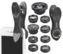 set de 10 lentilles à effets pour appareil photo apn fisheye téléobjectif grand angme polarisant effet étoile cvl-210 Somikon