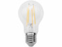 Ampoule à filament LED E27 avec capteur d'obscurité 8 W, 806 lm, couleur blanc chaud.