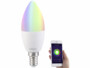 ampoule led e14 bougie avec couleur reglable par application iphone smartphone et commande vocale alexa