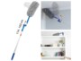 Plumeau télescopique en microfibres avec angle ajustable.