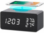 Réveil LED avec chargeur compatible Qi, par Infactory.