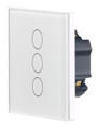 Triple interrupteur tactile connecté LHC-103.on Luminea Home Control