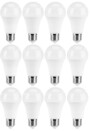 Pack de 12 ampoules LED E27 11W blanc lumière du jour Luminea