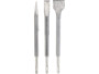 set de 3 burins sablés pour perforateur avec systeme de fixation sds plus