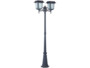 double lampadaire de jardin sur pied en inox sur pied 2 m swl-400