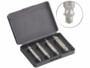 Kit de 4 extracteurs pour vis abîmées HSS de la marque AGT Professional