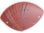 10 feuilles de papier de verre pour ponceuse triangulaire AGT