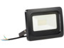 projecteur led haut efficacité energetique 30w blanc froid étanche pluie et neige fixation murale luminea