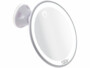 Miroir cosmétique à éclairage LED et grossissement 5x - À ventouse Sichler Beauty
