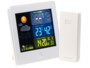 Station météo & horloge radio-pilotée avec capteur extérieur FWS-260 - Blanc Infactory