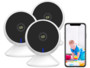 3 caméras IP connectées Full HD à vision nocturne IPC-300.fhd 7Links. Application gratuite pour accès dans le monde entier