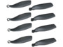 pack de 8 helices de rotor neuves pour mini drone gh25 simulus