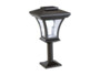 Lampe de jardin solaire à LED sur pied Lunartec. Solaire: aucun branchement nécessaire