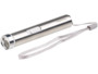 mini lampe de poche en acier inox avec lampe led et pointeur laser rouge
