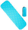 tapis de sol isolant bleu gonflable ultra legerpour camping trekking bivouac