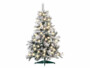 Sapin de noël lumineux artificiel enneigé avec guirlande LED intégrée facile et rapide à monter par Infactory