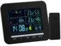 station meteo digitale numerique avec previsions meteo thermomètre temperature hygrometre humidité interieur exterieur phases de la lune pressions date heure reveil fws-270