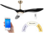 Ventilateur de plafond connecté avec lampe LED 1000 lm Sichler Haushaltsgeräte  avec application Elesion.