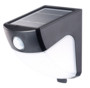 applique murale automatique avec chargeur solaire et detecteur de luminosité noir lunartec