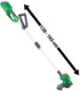 taille bordure electrique avec batterie et longueur réglable de 120 à 165 cm agt