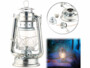 Lampe-tempête rétro à pétrole 24 cm "Anika" - aspect zinc de la marque Lunartec