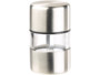 mini poivriere saliere en inox et verre avec broyeur céramique en métal idéal pique nique