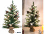 Sapin artificiel 60 cm avec guirlande 30 LED intégrée Britesta