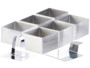 Kit complet : 6 emporte-pièces carrés pour plats/desserts, 1 poussoir et 1 pilon de la marque Rosenstein & Söhne