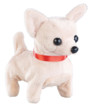 mini peluche animée de chien chihuahua qui bouge et aboie playtastic