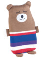Housse animal en peluche pour bouillotte 0,5 L Nounours
