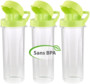pack de 3 bouteilles en plastique avec ouverture sport pour mixeur blender rosenstein br500