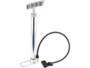 pompe a velo et pneu double valve en aluminium