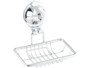 porte savon en metal chromé avec ventouse super puissante 5kg carlo milano