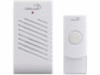 Système de sonnette sans fil avec bouton et carillon 230 V à 16 mélodies, portée jusqu'à 30 m Casa Control