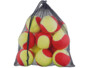 sachet de 12 balles de tennis molles lentes pour debutants et entrainement 77mm 65mm