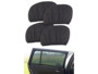 Pack de 4 protections solaires pour vitres arrière de voiture