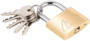 Cadenas à clé en laiton - 48 mm AGT